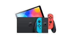 Nintendo Switch OLED prijenosna igraća konzola, neon modra/rdeča