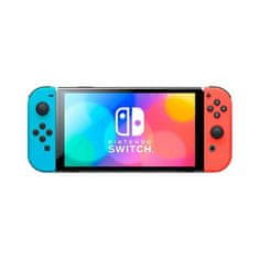 Nintendo Switch OLED prijenosna igraća konzola, neon modra/rdeča