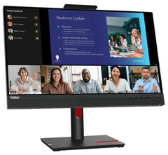 Lenovo ThinkVision T24v-30 monitor, 23,8, FHD IPS 75Hz DP/HDMI/VGA, zvočniki (63D8MAT3EU)