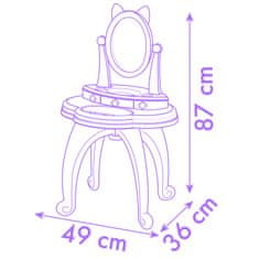 Smoby Gabby toaletni stolić 2u1 (320254)