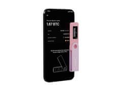 Ledger Nano S Plus novčanik za Bitcoin i druge kriptovalute, Pastel Pink