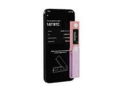 Ledger Nano X novčanik za Bitcoin i druge kriptovalute, pastel pink