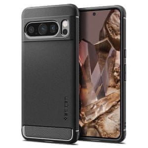 Spigen Rugged Armor ovitek za Google Pixel 8 Pro, silikonski, črn 