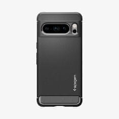 Spigen Rugged Armor ovitek za Google Pixel 8 Pro, silikonski, črn