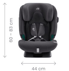 Britax Römer Advansafix Pro i-Size autosjedalica, 76-150 cm, Space Black (2000038230)