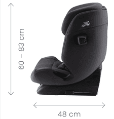 Britax Römer Advansafix Pro i-Size autosjedalica, 76-150 cm, Space Black (2000038230)