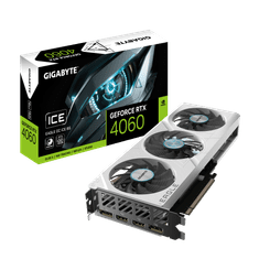 Gigabyte GeForce RTX 4060 Eagle OC ICE grafička kartica, 8 GB GDDR6 (GV-N4060EAGLEOC ICE-8GD)