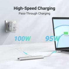 Ugreen Revodok 5u1 Hub adapter, USB-C, bel