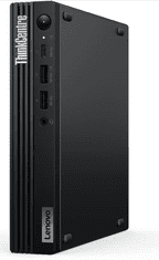 Lenovo ThinkCentre M70q G5 Tiny mini računalo, Core i5-14400T, 16GB, 512GB, UMA, W11P, crn (12TD000GZY)