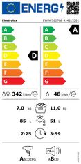 Electrolux EW8W7607QE perilica-sušilica rublja, 11/ 7 kg