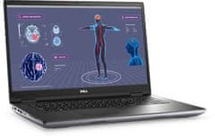 DELL Precision 7780 laptop, i7-13850HX, 32GB, 1TB SSD, 43,9 cm (17.3), UHD, RTX A2000, W11Pro (1008674203)