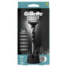 Gillette Mach3 System H+6 Charcoal moška britvica