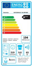 Electrolux EW7D394UCE sušilica, 9 kg