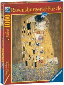   Ravensburger sestavljanka, Gustav Klimt: The Kiss, 1000/1