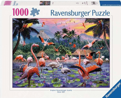 Ravensburger puzzle, Flamingos, 1000/1