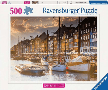   Ravensburger sestavljanka, Sončni zahod v Kopenhagnu, 500/1