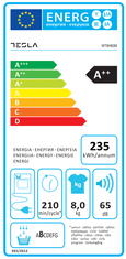 TESLA WT8H60M sušilica rublja
