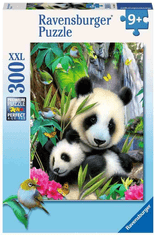 Ravensburger Slagalica Ravensburger, Mama panda i mladunče, 300 dijelova