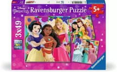 Ravensburger Slagalice Disney princeze, 3 x 49 dijelova