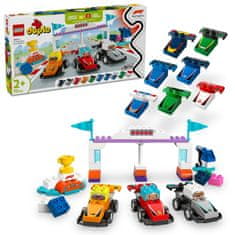 LEGO DUPLO 10445 Trkaći automobili i vozači timova za F1