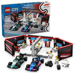 LEGO City 60444 Garaža za F1 s autima Mercedes-AMG i Alpine