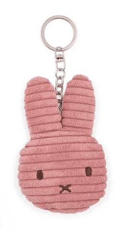  Bon Ton Toys Miffy ECO Corduroy zajček obesek za ključe, roza