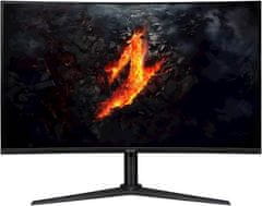 Acer Nitro XZ322QUV3bmiiphx gaming monitor, 80 cm, QHD, VA, zakrivljeni, crni