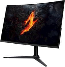 Acer Nitro XZ322QUV3bmiiphx gaming monitor, 80 cm, QHD, VA, zakrivljeni, crni