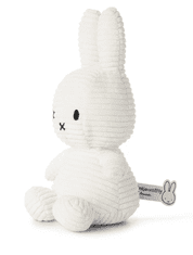 Bon Ton Toys Mekana igračka zečić Miffy ECO Corduroy, 23 cm, prljavo bijela