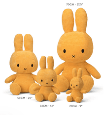 Bon Ton Toys Mekana igračka zečić Miffy ECO Corduroy, 23 cm, prljavo bijela