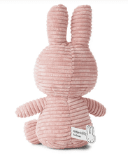 Bon Ton Toys Mekana igračka zečić Miffy ECO Corduroy, 33 cm, roza (870)