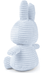 Bon Ton Toys Mekana igračka zeko Miffy ECO Corduroy, 23 cm, ledeno plava (879)