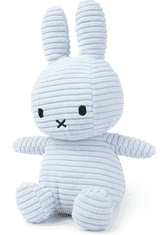 Bon Ton Toys Mekana igračka zeko Miffy ECO Corduroy, 23 cm, ledeno plava (879)