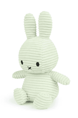  Bon Ton Toys Miffy ECO Corduroy zajček mehka igrača, 23 cm, mentolno zelena