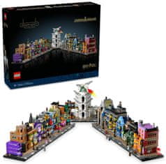 LEGO Harry Potter 76444 Zakutna ulica s čarobnjačkim trgovinama