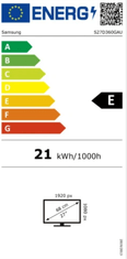 Samsung S27D360GAU monitor, 27, FHD, 4ms (LS27D360GAUXEN)