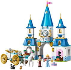 LEGO Disney Princess 43275 Pepeljugin dvorac i kočija s konjem