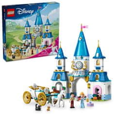 LEGO Disney Princess 43275 Pepeljugin dvorac i kočija s konjem