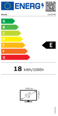 BENQ GW2490 monitor, 60,9 cm, Full HD, IPS, crni (9H.LLSLB.QBE)