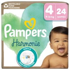 Pampers Harmonie pelene, veličina 4, 9-14 kg, 24 komada