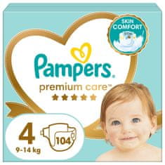 Pampers Premium Care pelene, vel. 4, 9 kg-14 kg, 104 komada