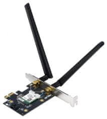 ASUS PCE-BE6500 Tri-Band mrežna kartica, BT 5.4, 6GHz, 160MHz, 4096-QAM, WPA3, PCIe (90IG09G0-MO0B00)