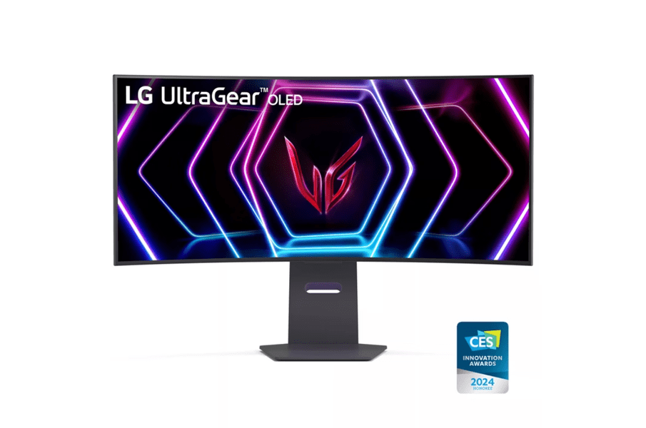 LG 39GS95QE-B UltraGear™ gaming monitor, 99 cm, UW-QHD, OLED, ukrivljen