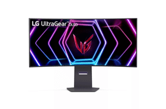 LG 39GS95QE-B UltraGear™ monitor za igre, 99 cm, UW-QHD, OLED, zakrivljeni, crni