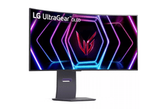 LG 39GS95QE-B UltraGear™ monitor za igre, 99 cm, UW-QHD, OLED, zakrivljeni, crni