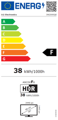 LG 39GS95QE-B UltraGear™ monitor za igre, 99 cm, UW-QHD, OLED, zakrivljeni, crni