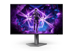 AOC Agon Pro AG276QZD gaming monitor, 67,3 cm, QHD, OLED, crni