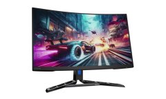 Lenovo R32qc-30 monitor, 81,2 cm, QHD, VA, zakrivljeni, bijeli (67C8GAC1EU)