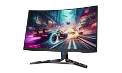 Lenovo R32qc-30 monitor, 81,2 cm, QHD, VA, zakrivljeni, bijeli (67C8GAC1EU)