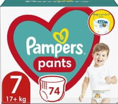 Pampers Pants pelene hlačice, Veličina 7, 17 kg +, 74 komada